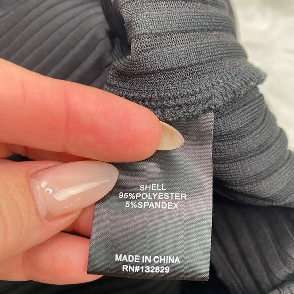 NBD Women's Strapless Ribbed Tube Cocktail Dress Black Size S - Picture 15 of 16